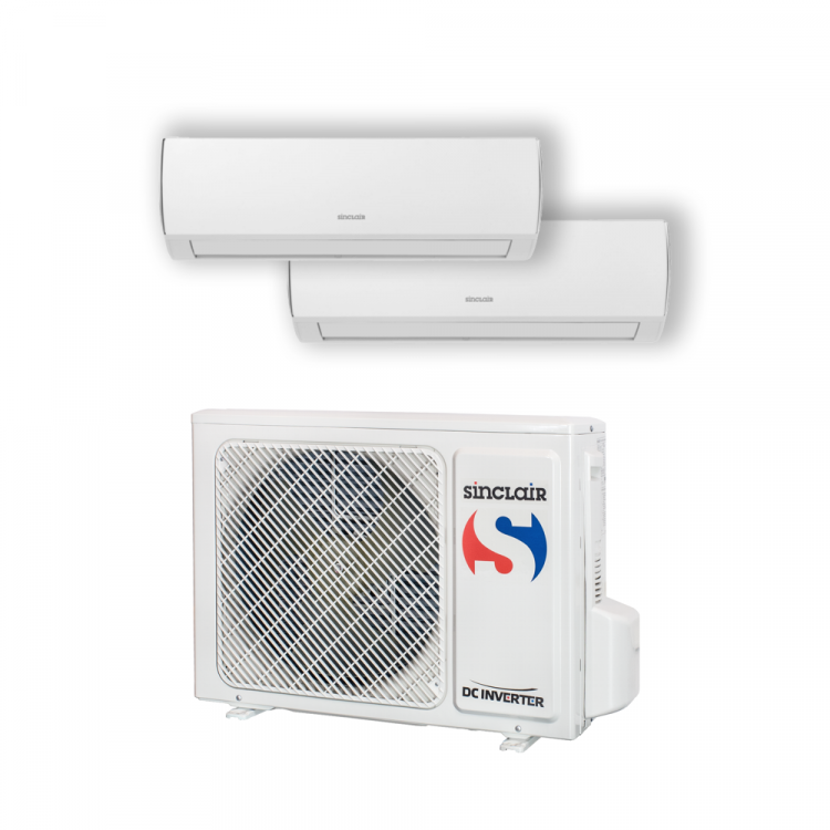Klimatizace Sinclair multisplit - 1x MV-E14BI 2x MV-H07BIF 4,1 kW